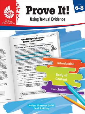 cover image of Prove It! Using Textual Evidence, Levels 6-8